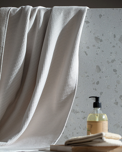 Набор полотенец Renier Luxury Collection из 2 шт., 50x90 - 80x160 см. - бежевый