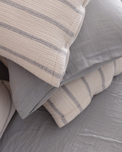 Подарочный комплект постельного белья двуспальный Marguerite 160x200 см с покрывалом, хлопок