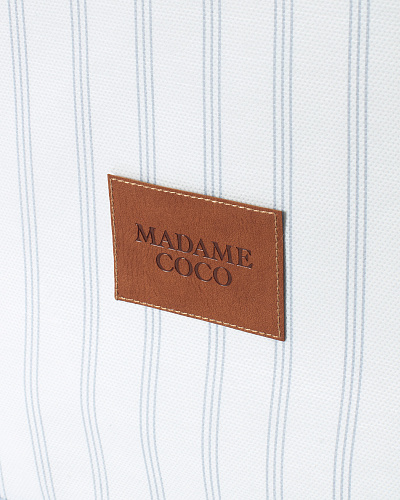 Контейнер для хранения белья Nuage 58,5x38x40 см. - белый / голубой