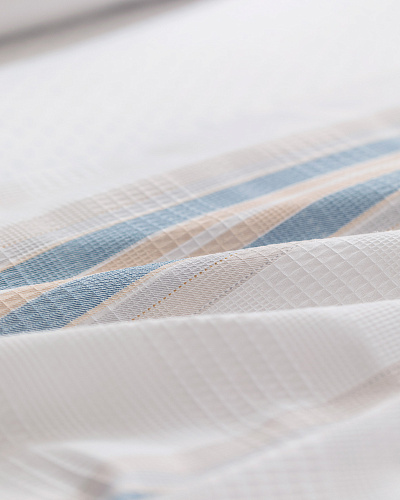 Комплект постельного белья двуспальный Patrice с вафельным покрывалом 240x260 см, - хлопок, лиоцелл