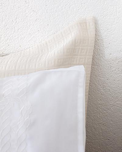 Комплект постельного белья евро Rodez Yacht Collection с 4 наволочками и покрывалом 260x280 см