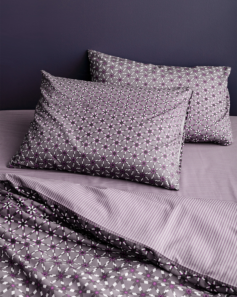 Комплект постельного белья двуспальный Rainger с принтом 240x260 см