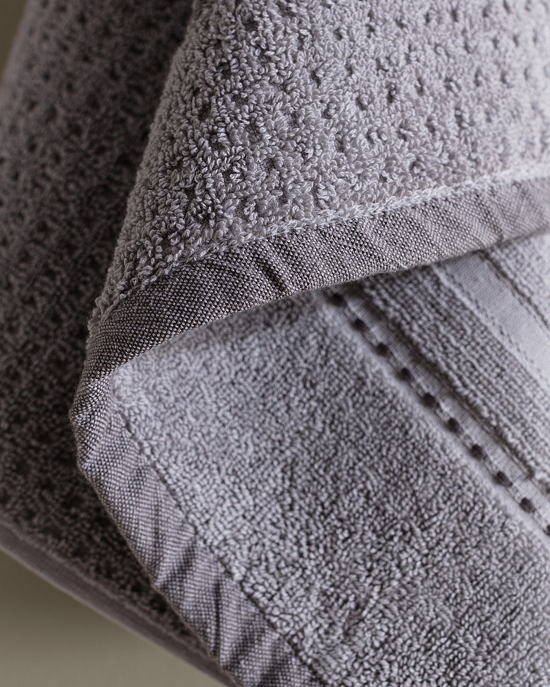 Полотенце для лица Alissa 50x76 см. - серое