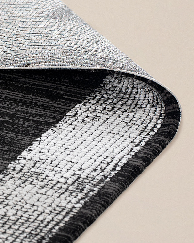 Ковер Ardenne 80x300 см. - черный