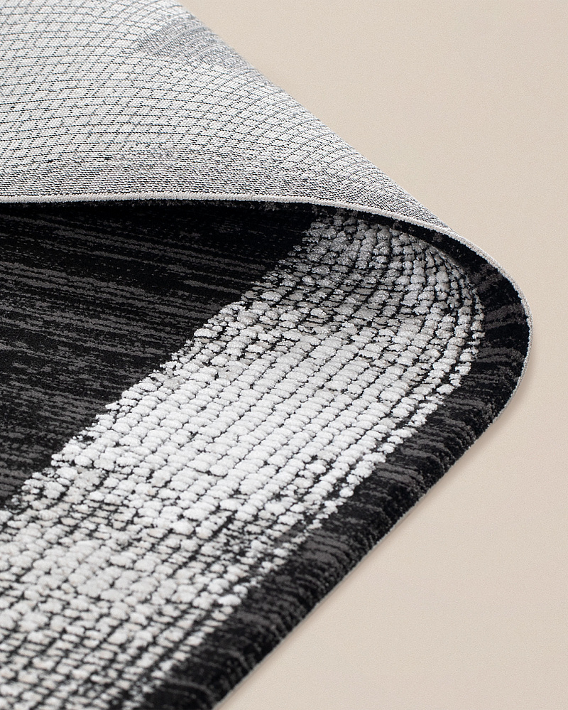 Ковер Ardenne 80x300 см. - черный