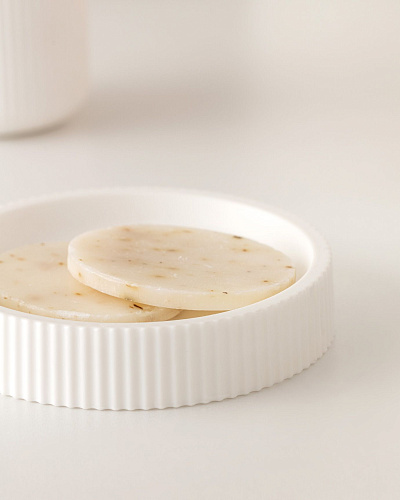 Набор для ванной комнаты Martre Chrome Lautre, из 5 шт - белый / серый