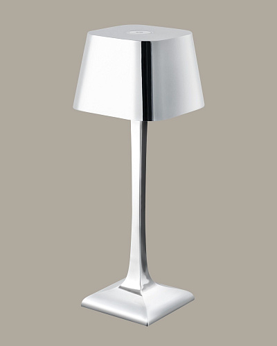 Лампа Freman Touch 10x10x26 см - серебряная