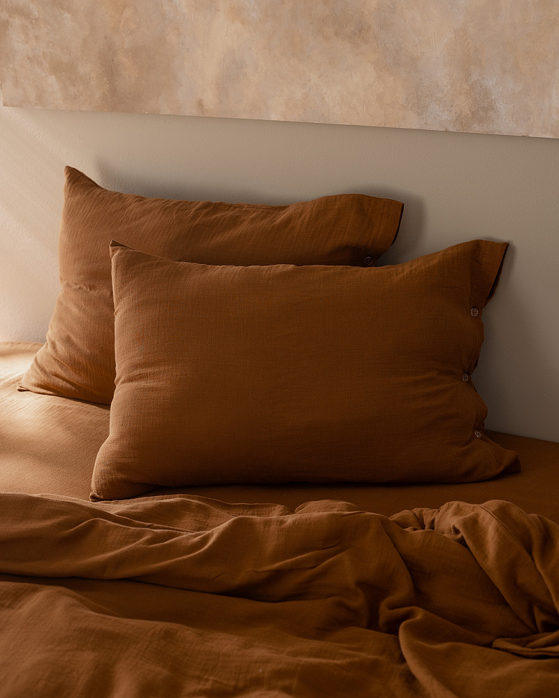 Комплект постельного белья полутораспальный Marla Müslin 90x200 см, хлопок