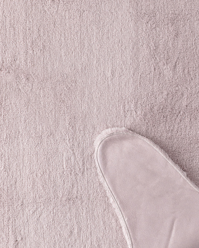 Плюшевый коврик Armend 90x150 см. - пудровый