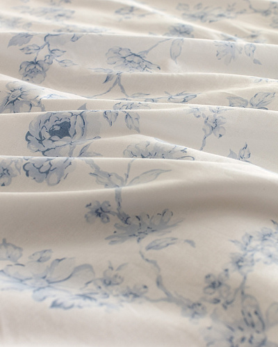 Комплект постельного белья двуспальный Tiny с принтом 160x200 см, хлопок