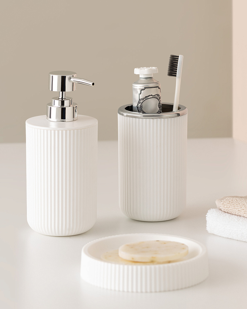 Набор для ванной комнаты Martre Chrome Lautre из 3 шт. - экрю