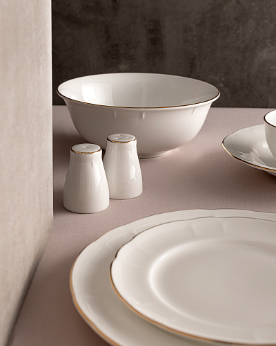 Столовый сервиз Edmon из 56 предметов, - фарфор