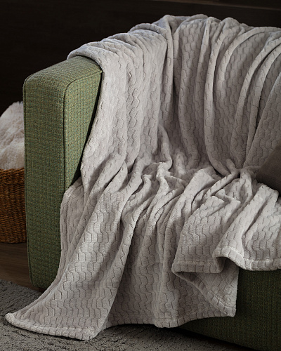 Плед Ludos 130x170 см. - серый