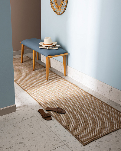 Ковер Candide 80x300 см. - бежевый / экрю