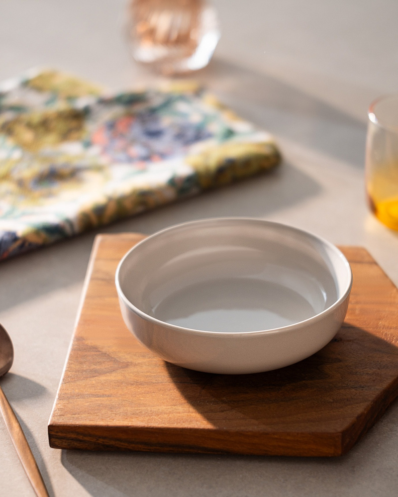 Миска Grasse 15 см. - серая