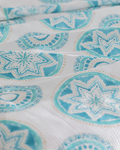 Комплект постельного белья полутораспальный Orva с вафельным покрывалом 160x240 см, хлопок