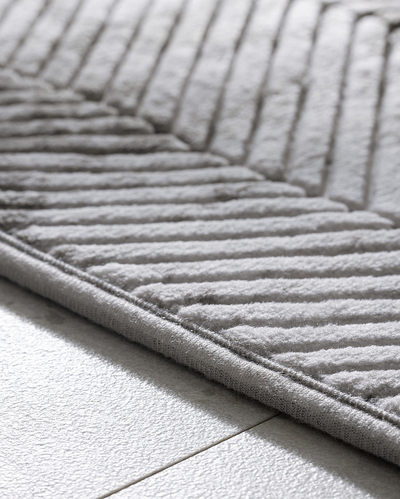 Комплект ковриков для ванной Eze из 2 шт., 60x100 см и
50x60 см. - полиэстер