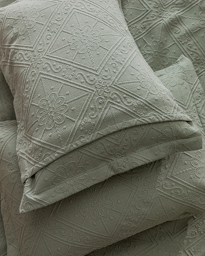 Комплект покрывало + 2 наволочки Marjolaina 230x260 см, хлопок