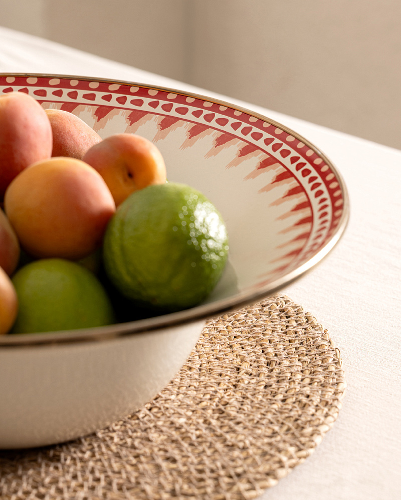 Ваза для фруктов Lison 30 см, эмаль