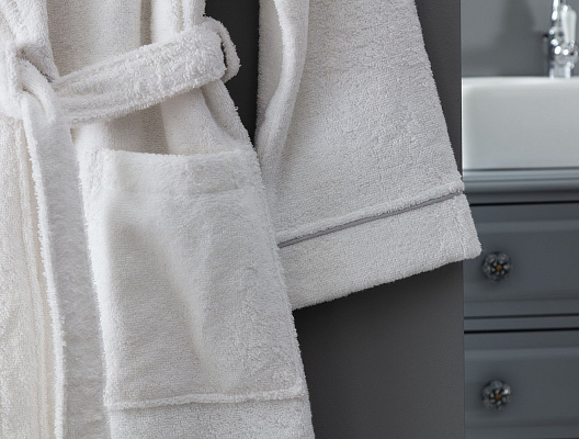 Халат банный унисекс Celestiel белый L-XL