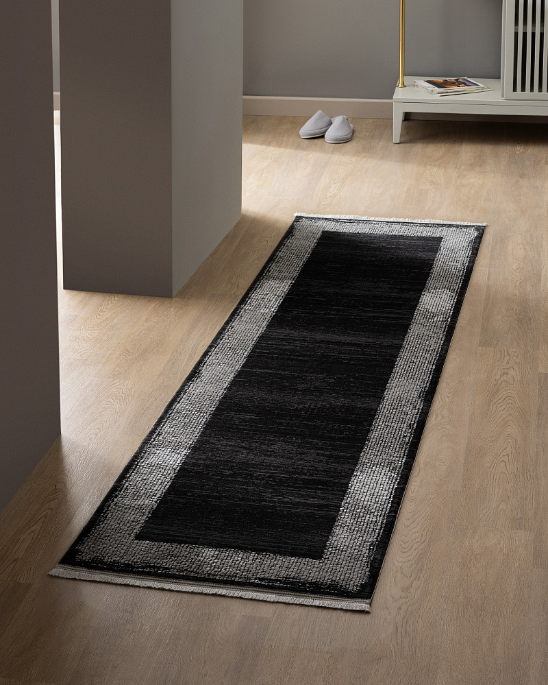 Ковер Ardenne 80x300 см. - черный