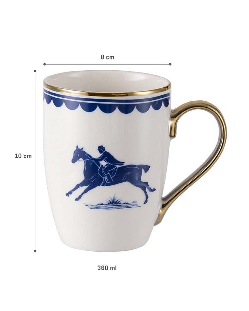 Кружка Mila 360 мл, фарфор