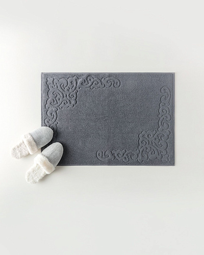 Полотенце для ног Orlena - антрацитовое. 50Х70 см