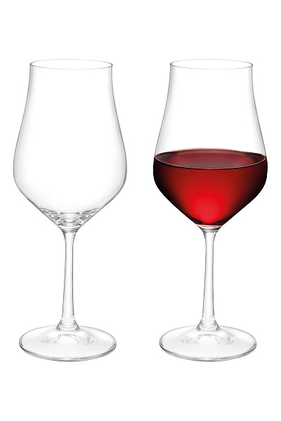 Набор хрустальных бокалов для вина Mathilda из 4 шт., 350 мл. 