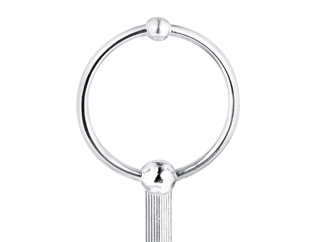 2-х ярусная тарелка Cherry Patterned 19-25 см. - белая