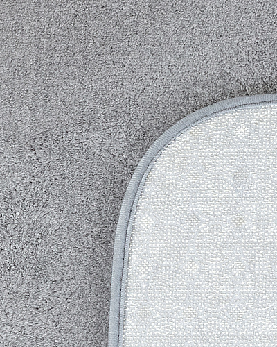 Комплект из 2 ковриков для ванной Carol 50x80см и 45x50см - серый