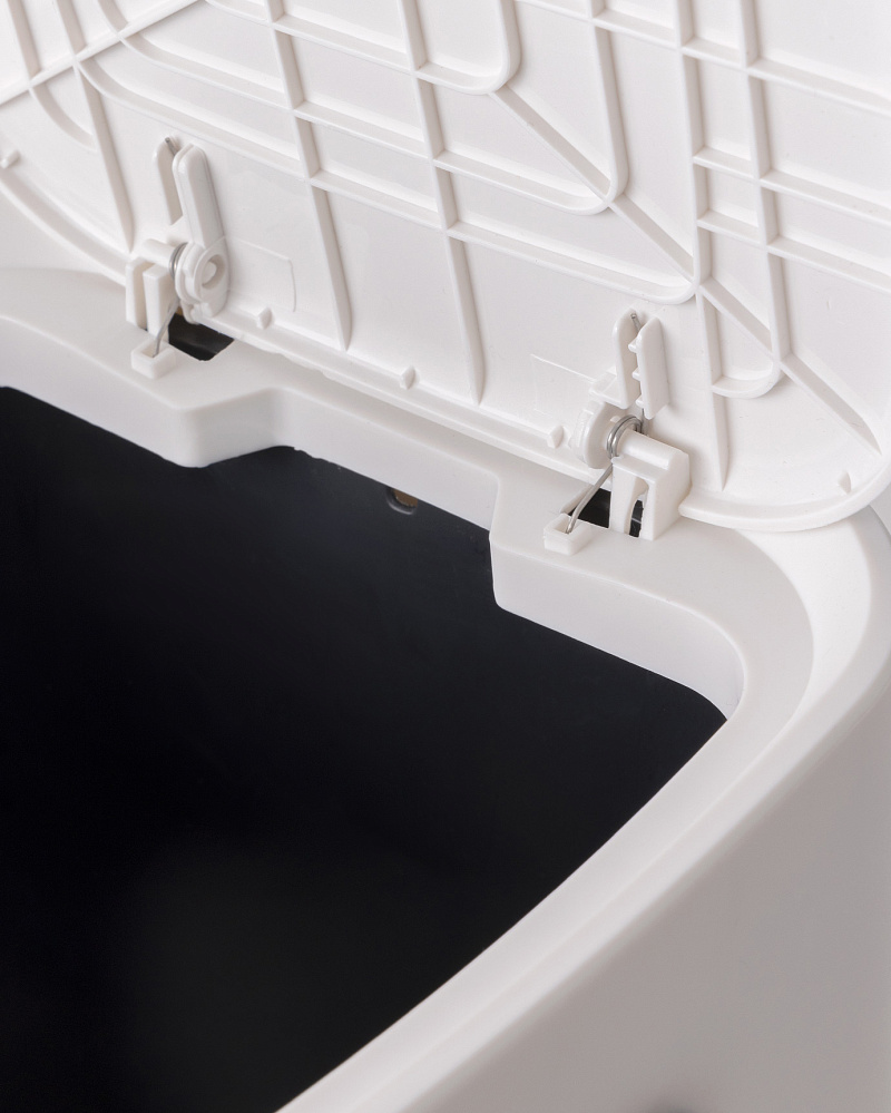 Контейнер для мусора  Anglais 21,5x21,5x22,5 см. - экрю