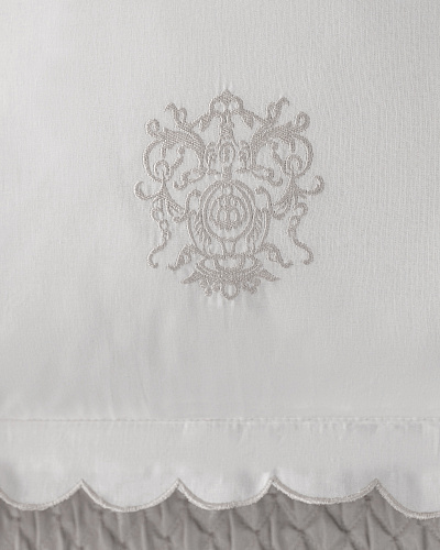 Подарочный комплект постельного белья евро Ludesse 260x280 см с одеялом и покрывалом, хлопок