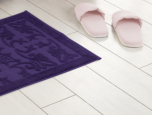 Полотенце для ног Berthe 50x70 см - фиолетовое