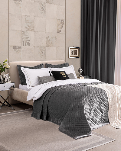 Подарочный комплект постельного белья двуспальный двуспальный Belfort Royal с покрывалом, 3 подушками и с одеялом 260x280 см