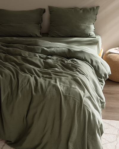 Комплект постельного белья двуспальный Marla Muslin 160x200 см, хлопок