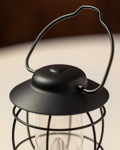 Светильник Klina Touch с ручкой 12x30,5 см, - пластик, бамбук, металл