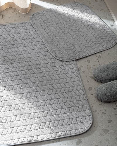 Комплект ковриков для ванной Norris из 2 шт., 60x100 см и 50x60 см. - полиэстер