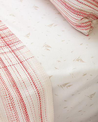 Комплект постельного белья двуспальный с покрывалом Renier 240x260 см, хлопок