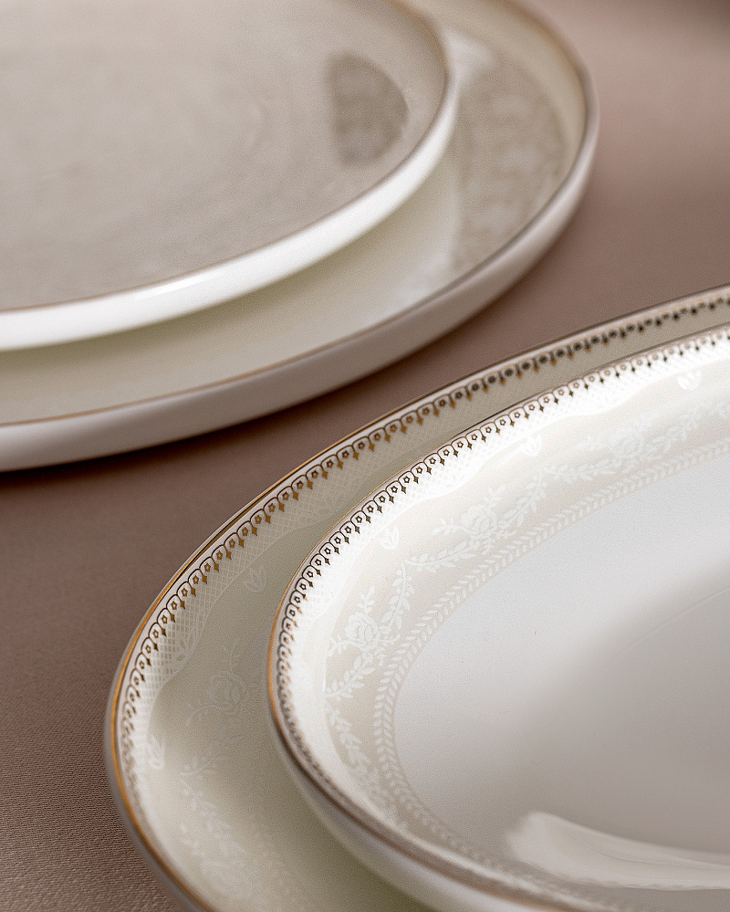 Столовый сервиз Marte из 56 предметов, - фарфор