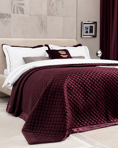 Подарочный комплект постельного белья Belfort с покрывалом, пледом и 3 подушками 260x280 см, хлопок