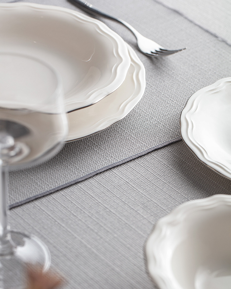 Столовый сервиз Viola из 24 предметов, new bone фарфор