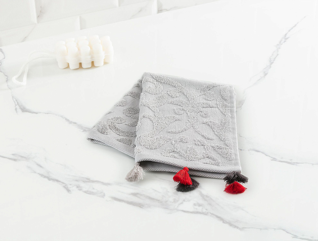 Полотенце для рук Giverny 30x40см - светло-серое