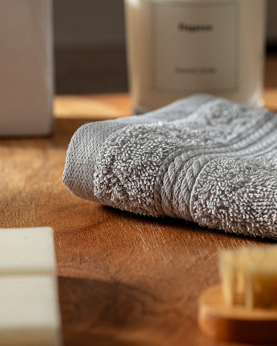 Комплект полотенец для рук Ryella Dobby из 2 шт., 30x46 см. - серый