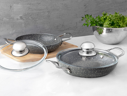 Набор сковородок с крышками Pro из 2 шт. 18см и 20см