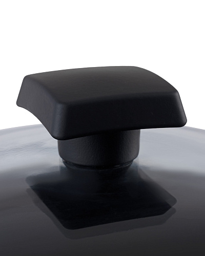 Набор посуды Titanium Professional из 7 шт., 18-22-26 см. - черный