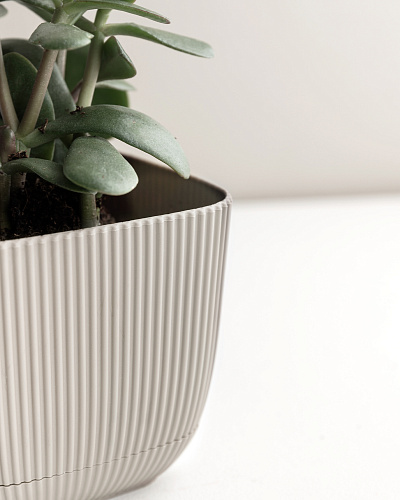 Горшок для цветов Abella 670 мл. - светло-бежевый