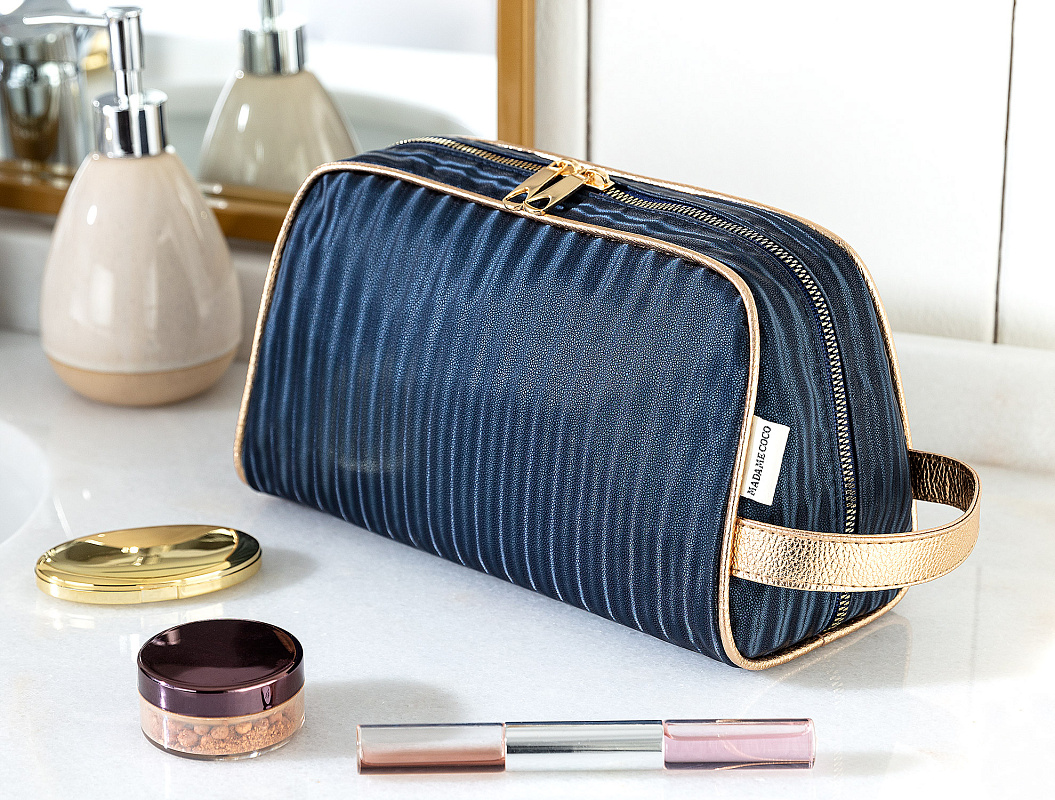 Косметичка Charlise 24x10x12 см. - темно-синяя