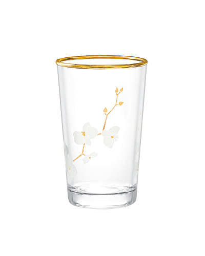 Набор стаканов для напитков Chapelle Branche D'Amour Gold из 4 шт., 100 мл