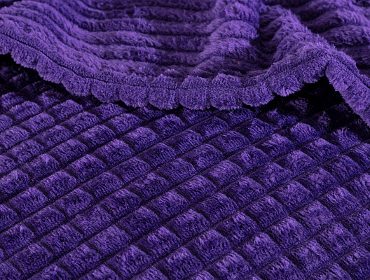 Плед Emile Welsoft Double-Size 200х220 см. - фиолетовый