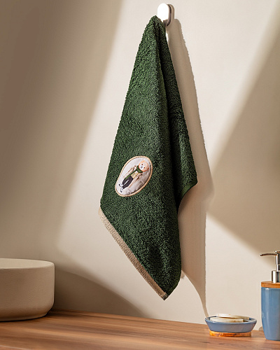 Полотенце для лица Billie 50x70 см. - зеленое